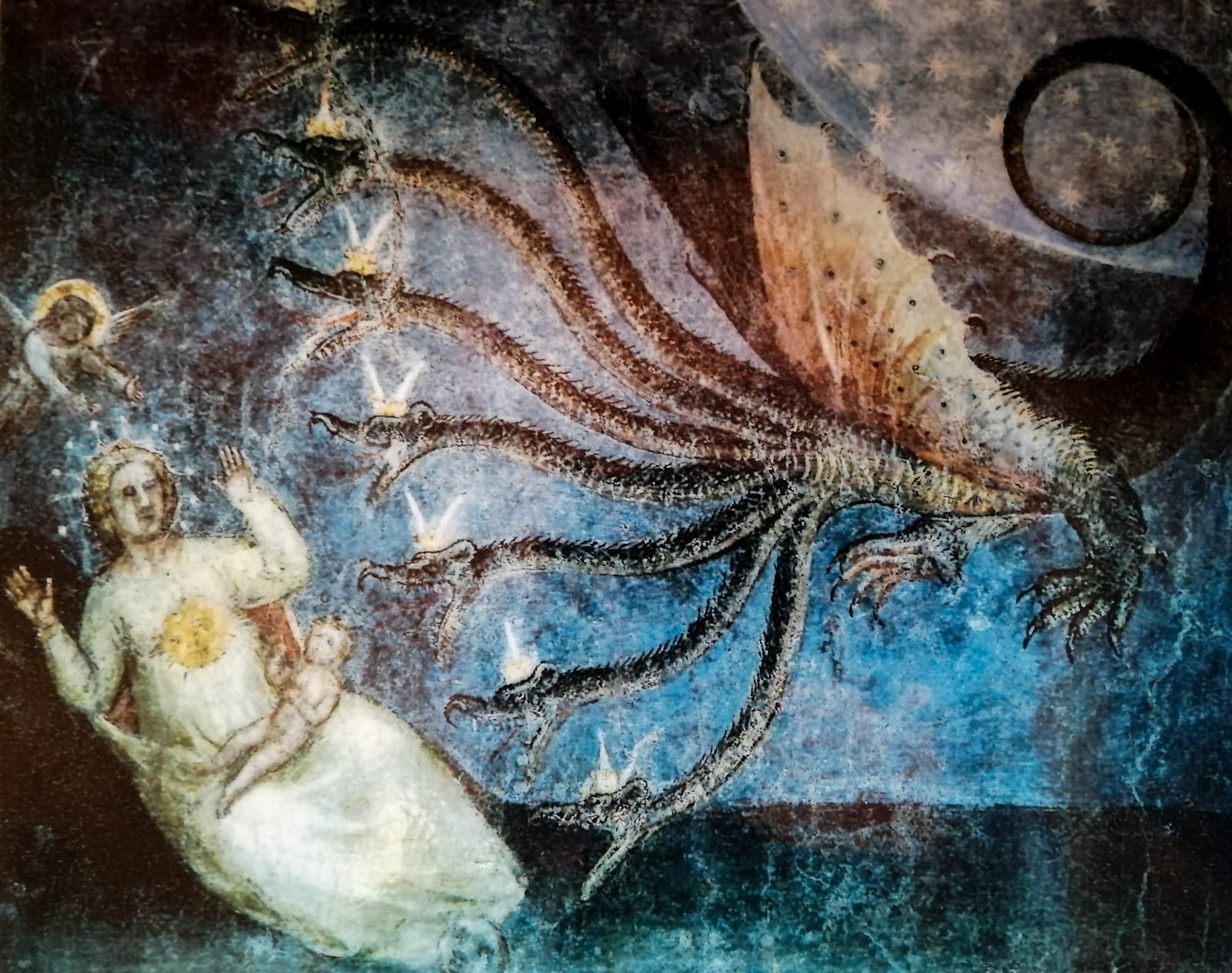 Giusto de' Menabuoi - Woman and dragon